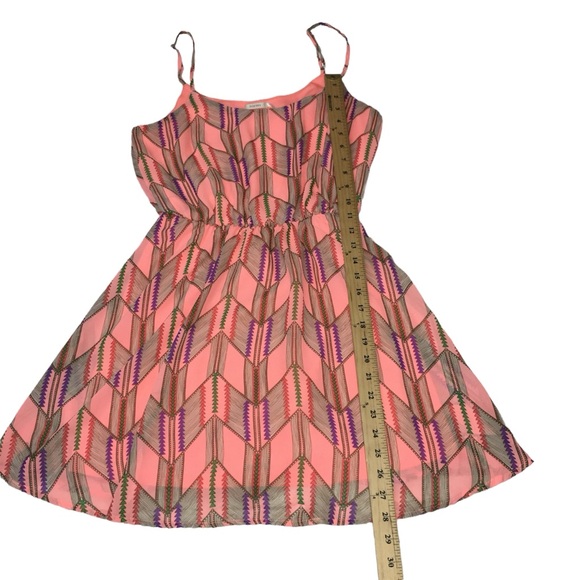 Poetry MultiColor Spaghetti Strap Lined Mini Sundress Dress - Women’s Medium - Picture 4 of 12